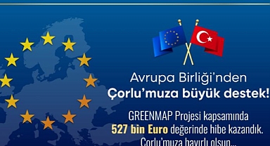 Avrupa Birliği´nden Çorlu Belediyesine 527 Bin Euro Hibe