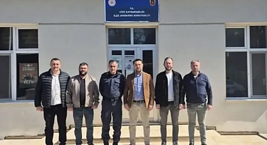 Başkan Arif Kayık’tan İlçe Jandarma Komutanlığı’na Ziyaret