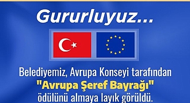 Çorlu Belediyesi`ne Avrupa`dan Bir Ödül Daha: Avrupa Şeref Bayrağı