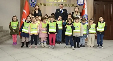 Kırklareli İl Emniyet Müdürlüğü, 10 Nisan Polis Haftası Etkinlikleri Kapsamında Çocukları Ağırladı