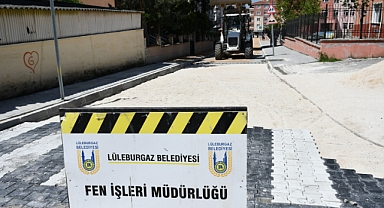 Lüleburgaz’da Cadde ve Sokaklar Yenileniyor, Çalışmalar Hız Kesmiyor!