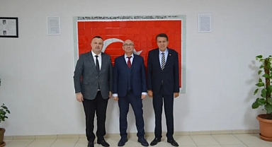Oda Başkanları Kaymakam Yüce'yi Makamında Ziyaret Etti