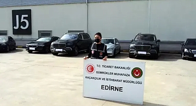 Sahte emeklilik belgeleriyle yurda sokulmak istenen 100 milyon TL’lik lüks araçlara el konuldu