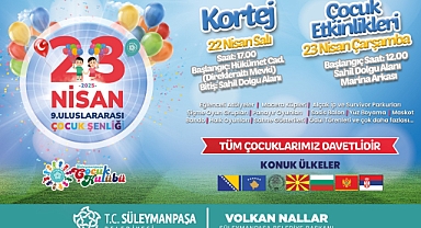 Süleymanpaşalı Çocuklar 23 Nisan Coşkusunu Doyasıya Yaşayacak