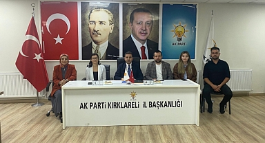 AK Parti Kırklareli'de 3 Kademe Seçim İşleri Başkanları Toplantısı Gerçekleştirildi