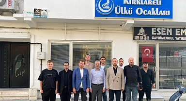 AK Parti Kırklareli Heyetinden Ülkü Ocakları'na 
