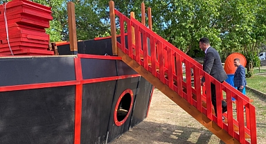 Babaeski'ye Bandırma Vapuru Maketiyle Tarihi Bir Dokunuş