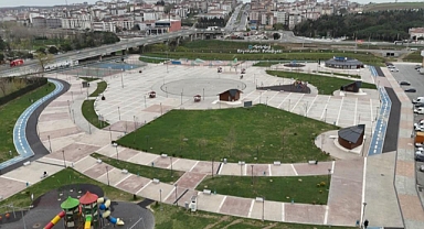 ÇERKEZKÖY KENT PARK YENİLENİYOR ÇERKEZKÖY BÜYÜKŞEHİR'LE GÜZELLEŞİYOR