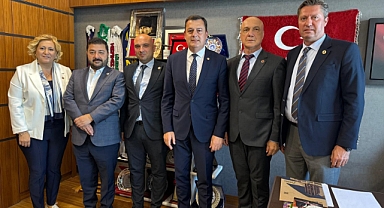 CHP Kırklareli Milletvekili Vecdi Gündoğdu'ya TBMM'de Ziyaret