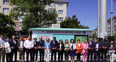 Çorlu`da Bebek Bakım ve Emzirme Kabinleri Hizmete Sunuldu