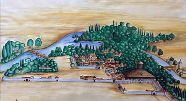 Edirne Sarayı'nın 17'nci yüzyıldaki halini net gösteren gravür İsviçre'de bulundu