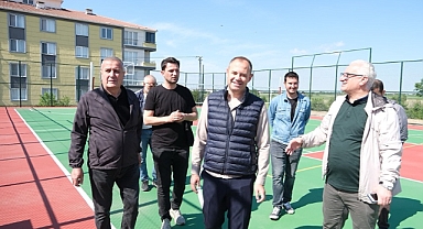 Kırklareli İstasyon Mahallesi'ndeki Spor Tesisi Tamamlanıyor