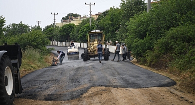 Mücavir Alanlarda Asfaltlama Çalışmaları Devam Ediyor