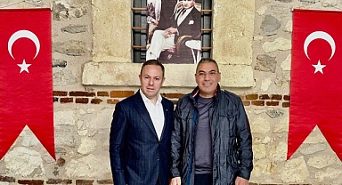 Soner Ilık, TED Edirne Başkanı Nesim İba’yı Ağırladı