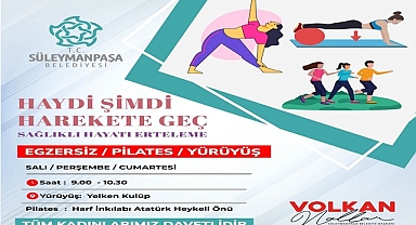 Süleymanpaşa Belediyesinden Kadınlara Sağlıklı Yaşam Desteği