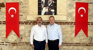 Başkan Ilık Trakya Kalkınma Ajansı Genel Sekreteri Mahmut Şahin’i Ağırladı