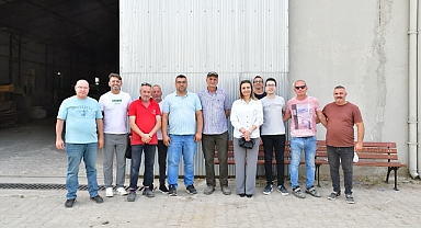 Başkan Vekili Çiğdem Dizman'dan Fen İşleri Şantiyesine Ziyaret