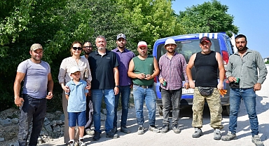 Başkan Vekili Dizman'dan Fen İşleri Personeline Teşekkür Ziyareti