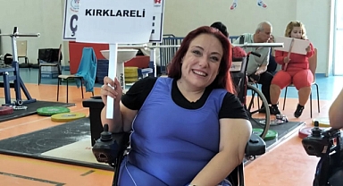 Bedensel Engelliler Türkiye Halter Şampiyonası'nda Kırklareli Rüzgarı Esti