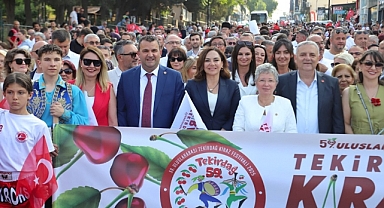 CANDAN BAŞKAN 59. KİRAZ FESTİVALİ'NİN AÇILIŞINA KATILDI