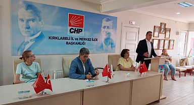 CHP Kırklareli, Geleneksel Çarşamba Halk Toplantısını Gerçekleştirdi