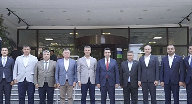 Çorlu Kaymakamı Murat Eren`den Çorlu Belediyesine Veda Ziyareti