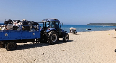 Keşan Belediyesi'nden Bayram Sonrası Sahil Temizliği: 200 Ton Çöp Toplandı