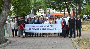 Kırklareli'nde Koruyucu Aile Günü Kortej Yürüyüşüyle Kutlandı
