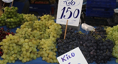 Kırklareli Pazarlarında Üzüm Mevsimi Başladı: Fiyatlar Cep Yakıyor