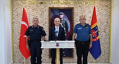 Kırklareli Valisi Uğur Turan'dan Huzur ve Güven Vurgusu