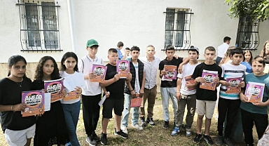 Lüleburgaz'ın köyünde 'Bir kitap da sen al' etkinliği