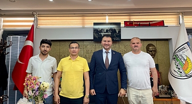 MHP'li Serdar Gök'ten Babaeski Belediye Başkanı Dr. Fırat Yayla'ya Ziyaret