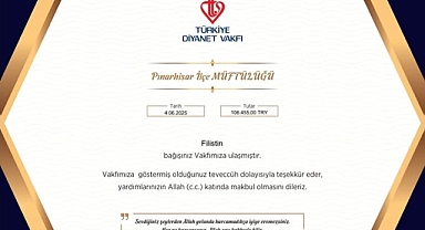 Pınarhisar'da Gazze İçin Düzenlenen Kermeste 106 Bin TL Bağış Toplandı