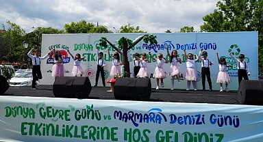 TEKİRDAĞ'DA DÜNYA ÇEVRE GÜNÜ VE MARMARA DENİZİ GÜNÜ COŞKUSU