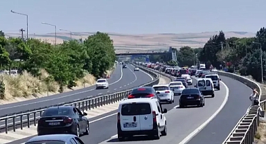 Tekirdağ'dan İstanbul'a bayram dönüşü yoğunluğu