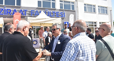 ÜNİVERSİTEMİZ ZİRAAT FAKÜLTESİ ÖĞRETİM ÜYESİ MERHUM PROF. DR. CAN BURAK ŞİŞMAN İÇİN ÜNİVERSİTEMİZDE TÖREN DÜZENLENDİ