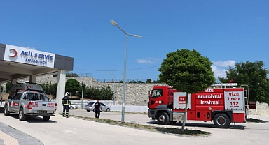 Vize Belediyesi’nden Hayati Tatbikat: Hastanede Yangın ve Kurtarma Eğitimi