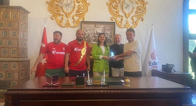 Altın Kemerli Başpehlivan Okulu, Edirne Belediyesi’ne Konuk Oldu