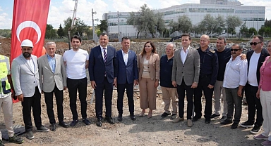 ÇERKEZKÖY İTFAİYE İSTASYONU'NUN TEMELİ ATILDI