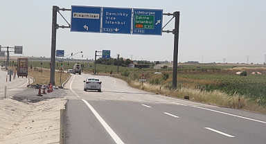 Çevre Yolu'ndaki Tek Şeritte Yapılan Asfaltlama Çalışmaları Tamamlandı 