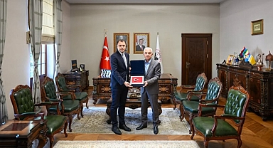 Demirköy Kaymakamı Ertuğrul Bayram'dan Vali Uğur Turan'a Veda Ziyareti