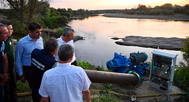 Ergene Havzası’ndaki sulama sıkıntısı ‘bypass’ kanalıyla çözüldü