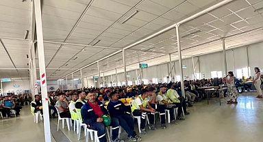 Kırklareli'nde Bin 350 İnşaat Çalışanına Bulaşıcı Hastalıklar ve Sıcak Hava Eğitimi Verildi