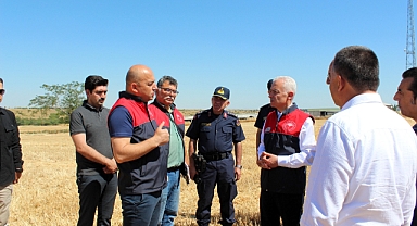 Kırklareli'nde Yerli ve Milli Buğday Hasadı Gerçekleştirildi