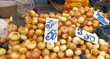 Kırklareli Pazarı'nda Soğan Fiyatı Düşüşe Geçti