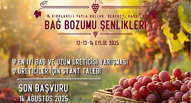Kırklareli Şenlikleri 12-14 Eylül 2025'te Yayla Meydanı'nda Coşkuyla Kutlanacak
