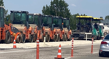 Pınarhisar Çevre Yolu’nda Asfaltlama Başladı: Ulaşım Tek Şeride Düştü