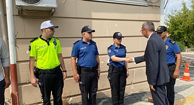 Pınarhisar Kaymakamı Enver Özderin'den Emniyet Müdürlüğüne Ziyaret