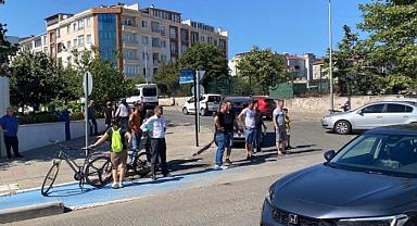 Tekirdağ'da iki ayrı kazada bisikletli 2 çocuk yaralandı