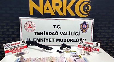 Tekirdağ'da uyuşturucu operasyonu; 10 tutuklama